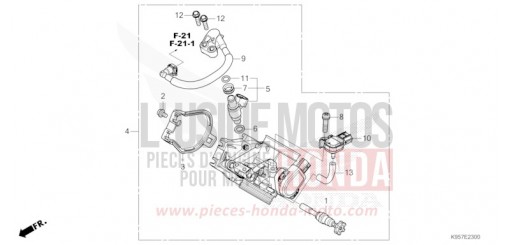 THROTTLE BODY CRF250RS de 2025